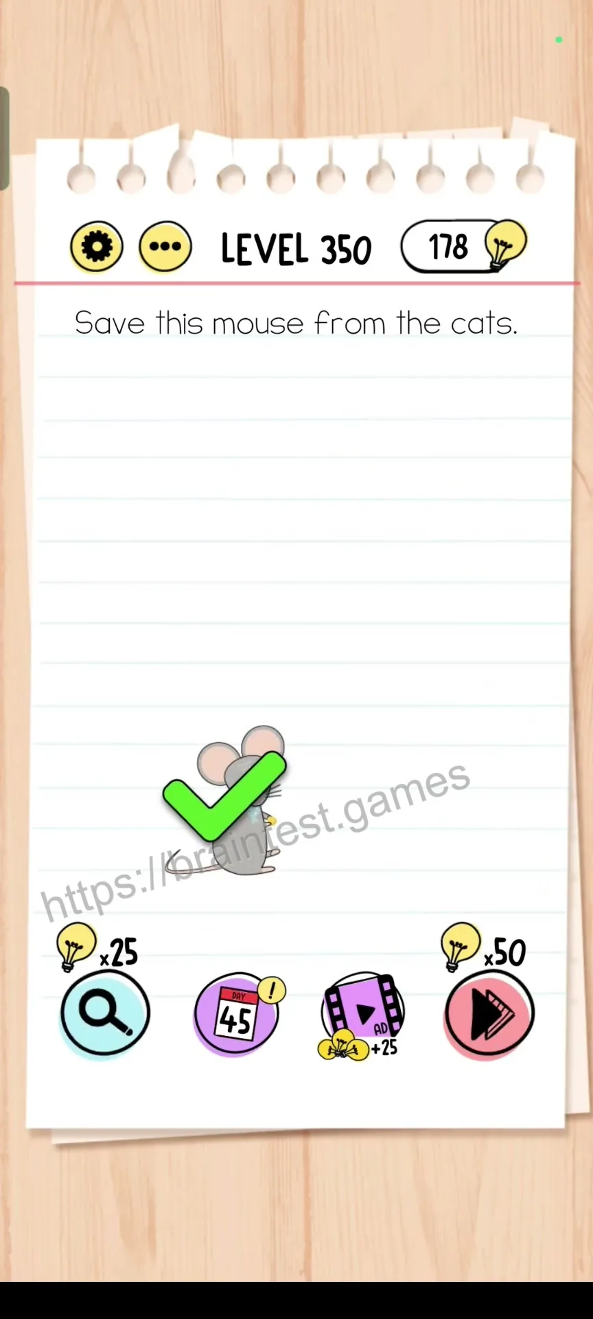 Brain Test Level 350 - Step 2