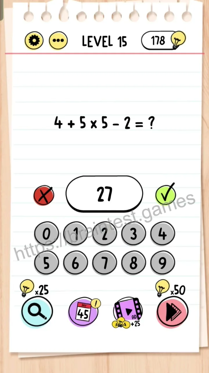 Brain Test Level 15