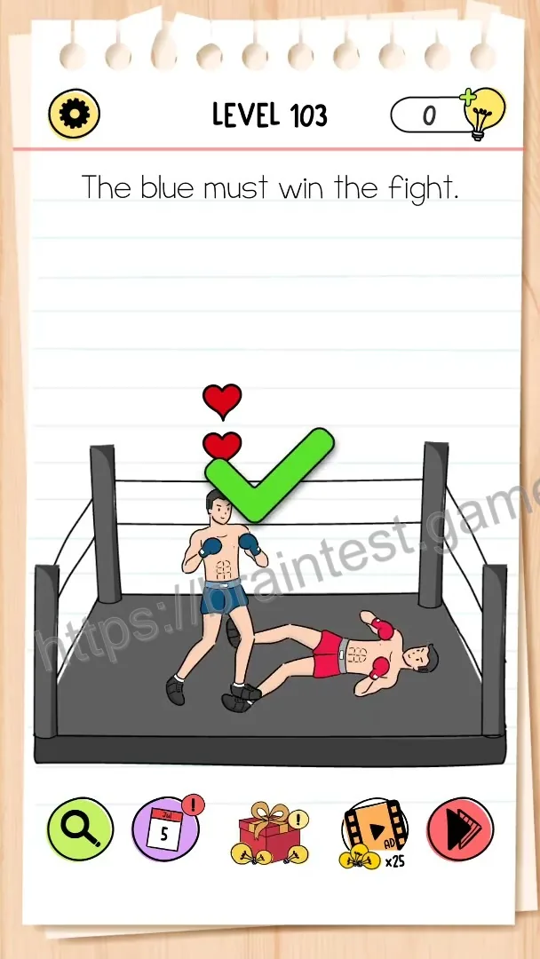 Brain Test Level 103 - Step 2