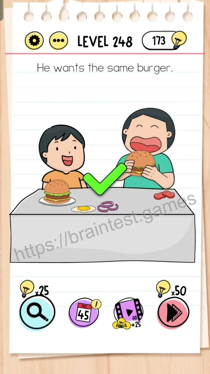 Brain Test Level 248 - Step 2