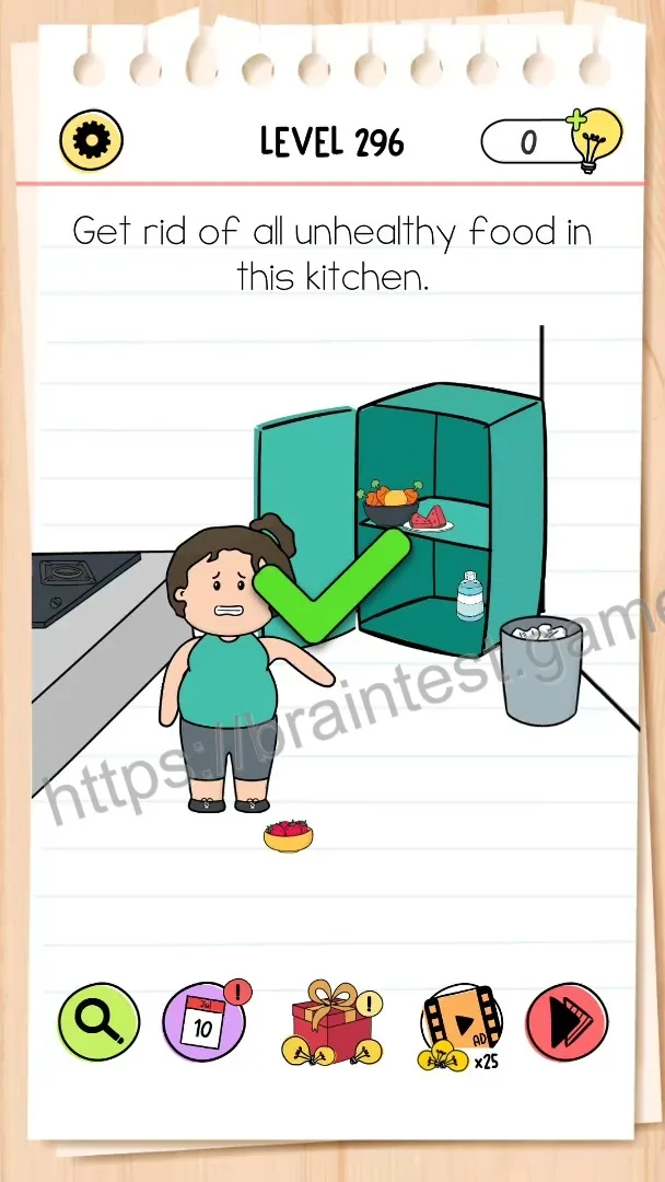 Brain Test Level 296 - Step 2