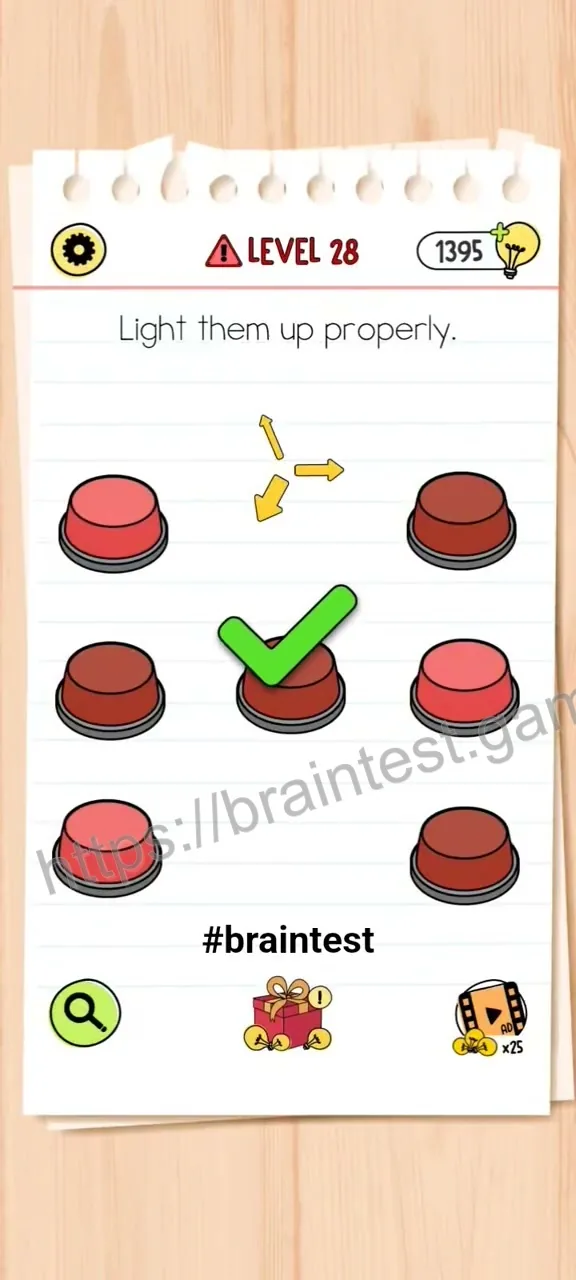 Brain Test Level 28 - Step 2