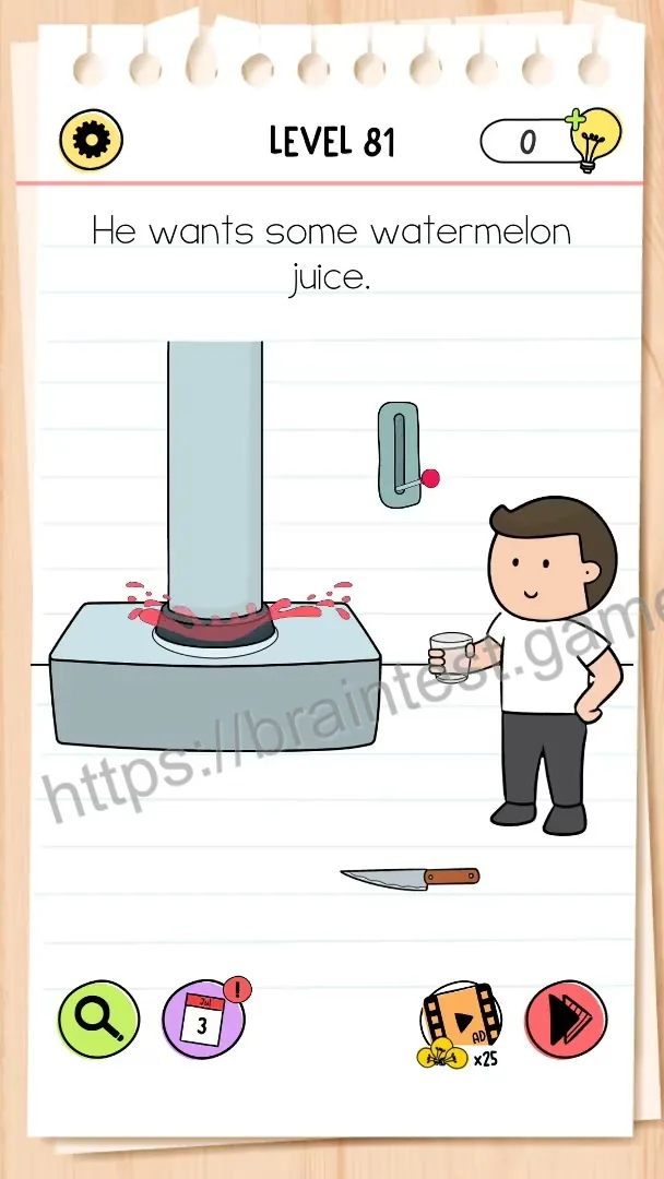 Brain Test Level 81 - Step 1