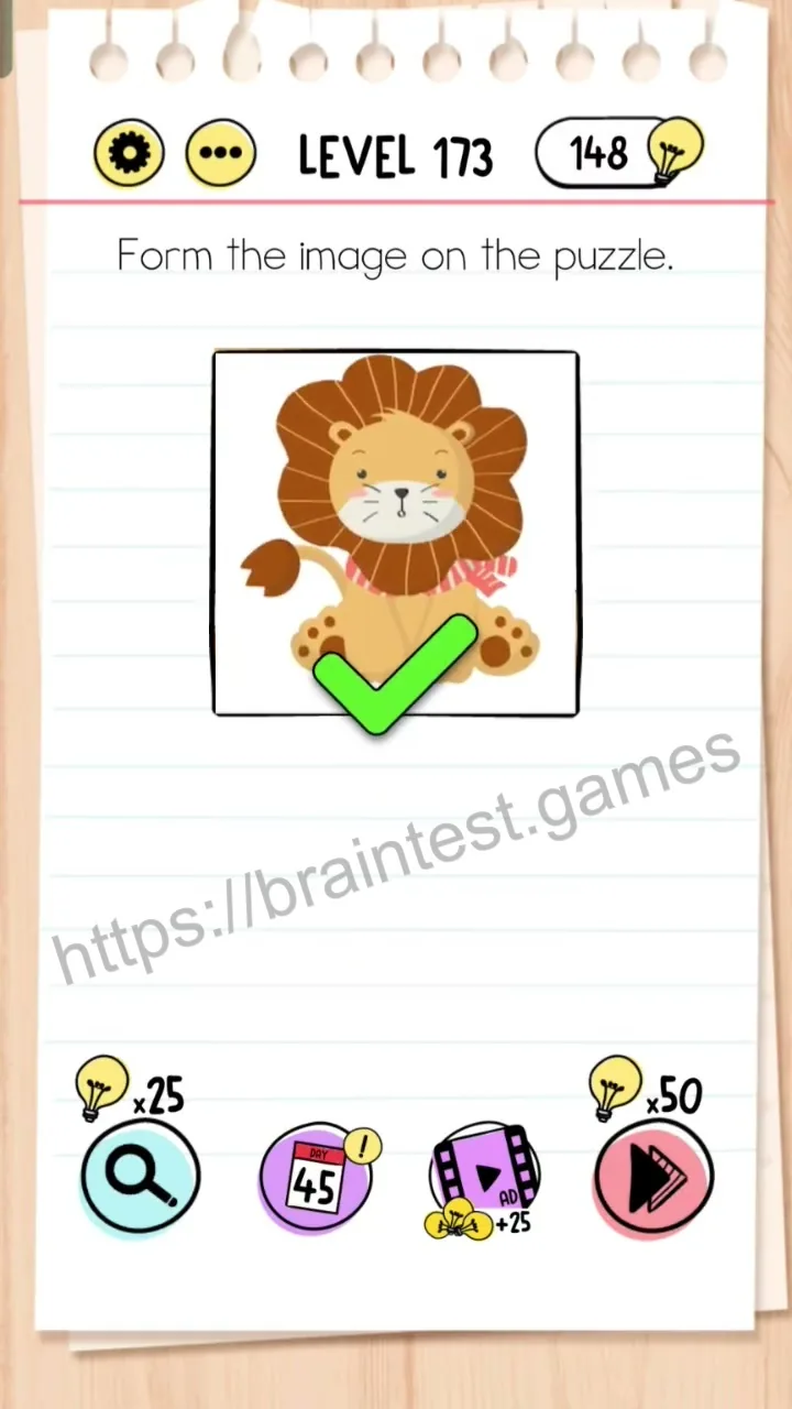 Brain Test Level 173 - Step 2