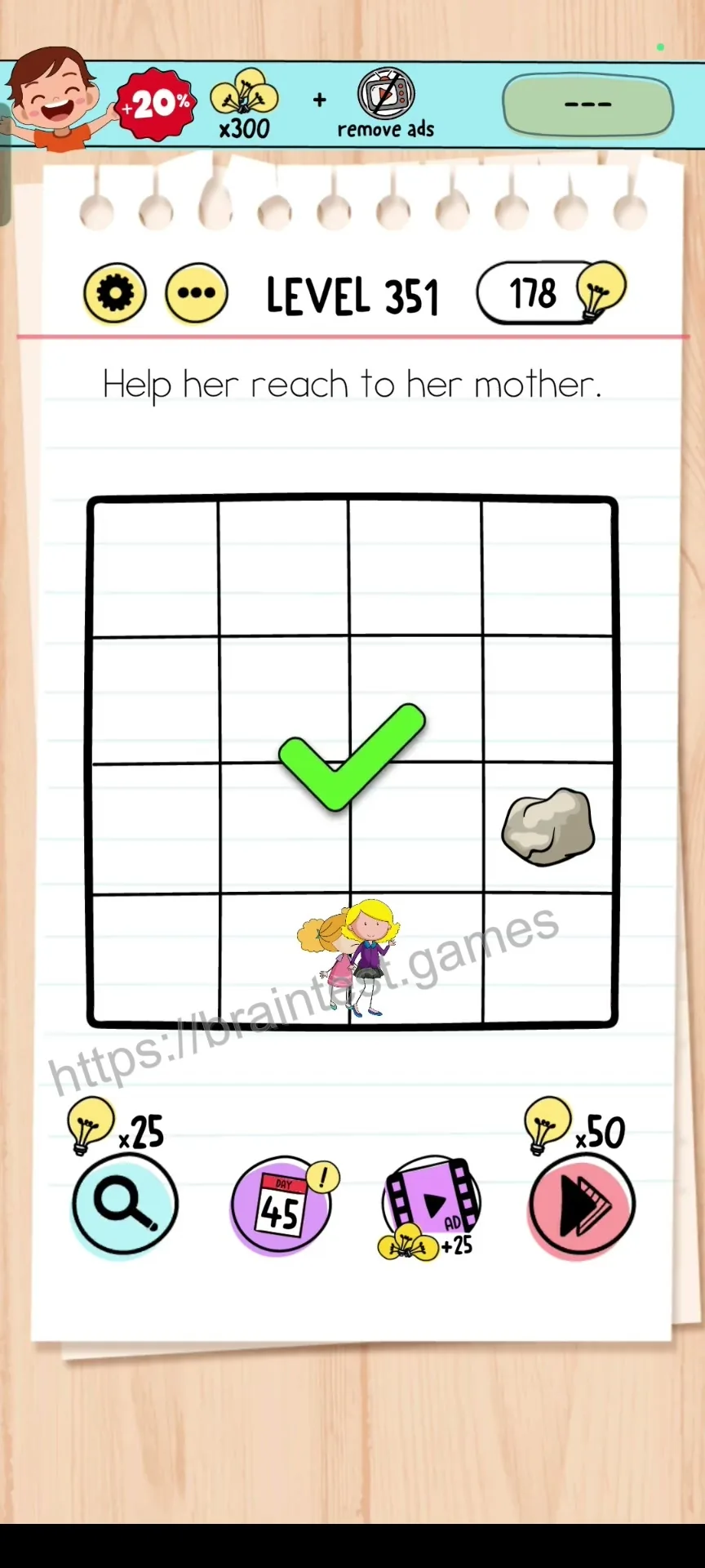 Brain Test Level 351 - Step 2