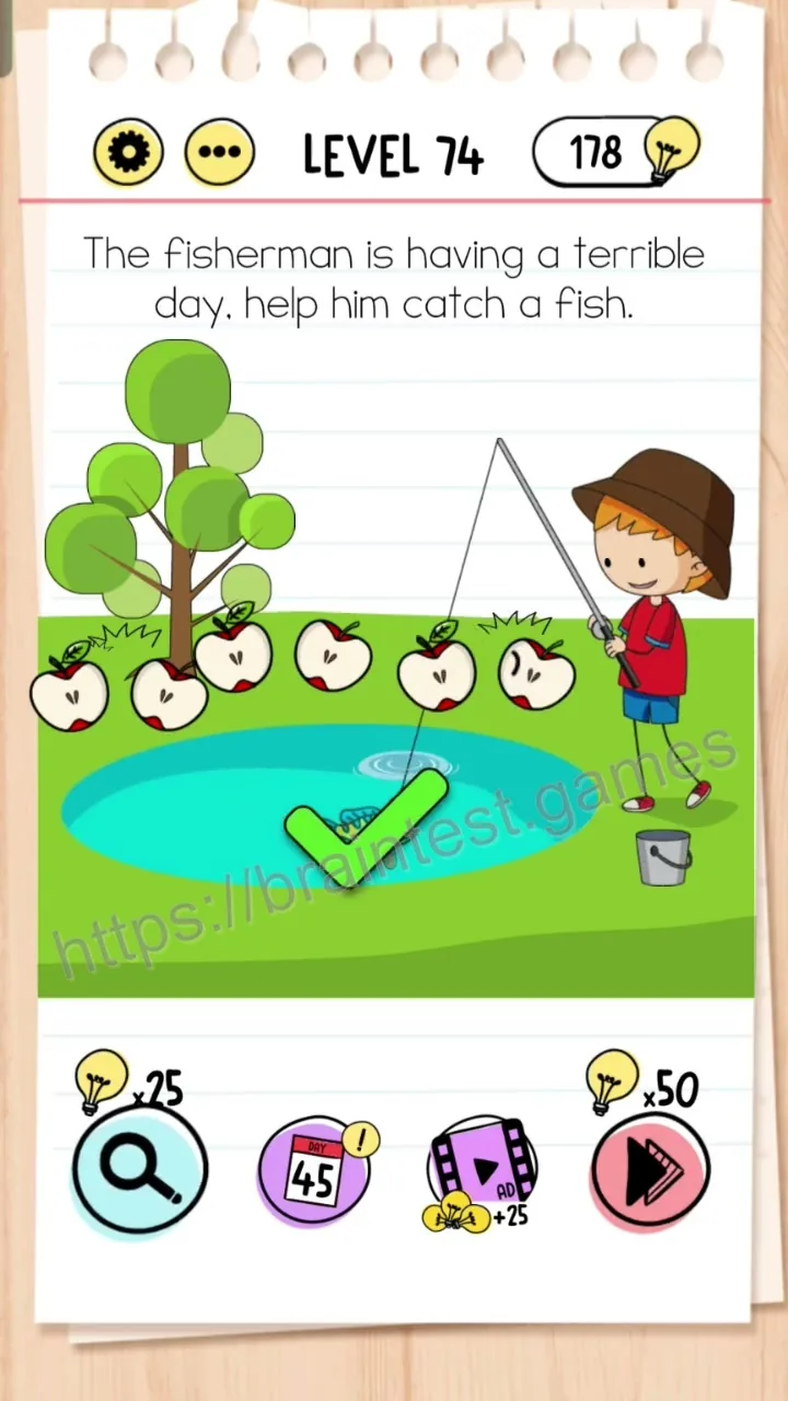 Brain Test Level 74 - Step 2