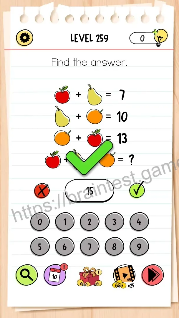 Brain Test Level 259