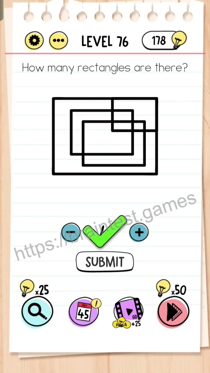 Brain Test Level 76 - Step 2