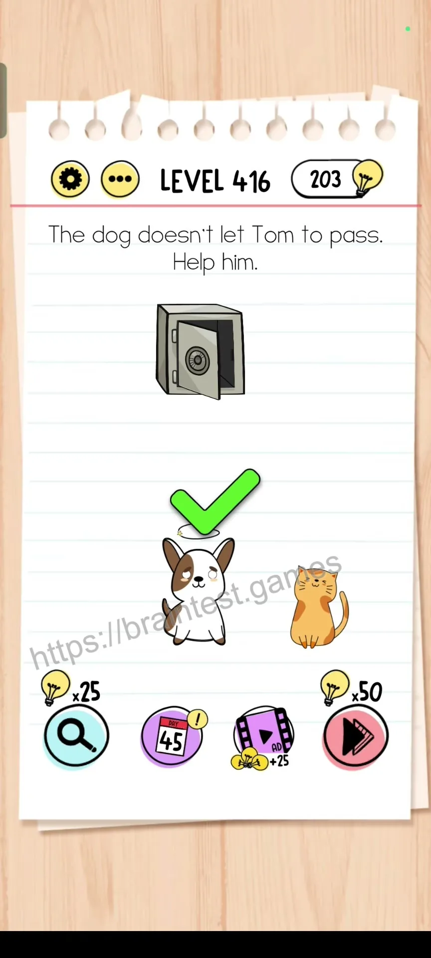 Brain Test Level 416 - Step 2