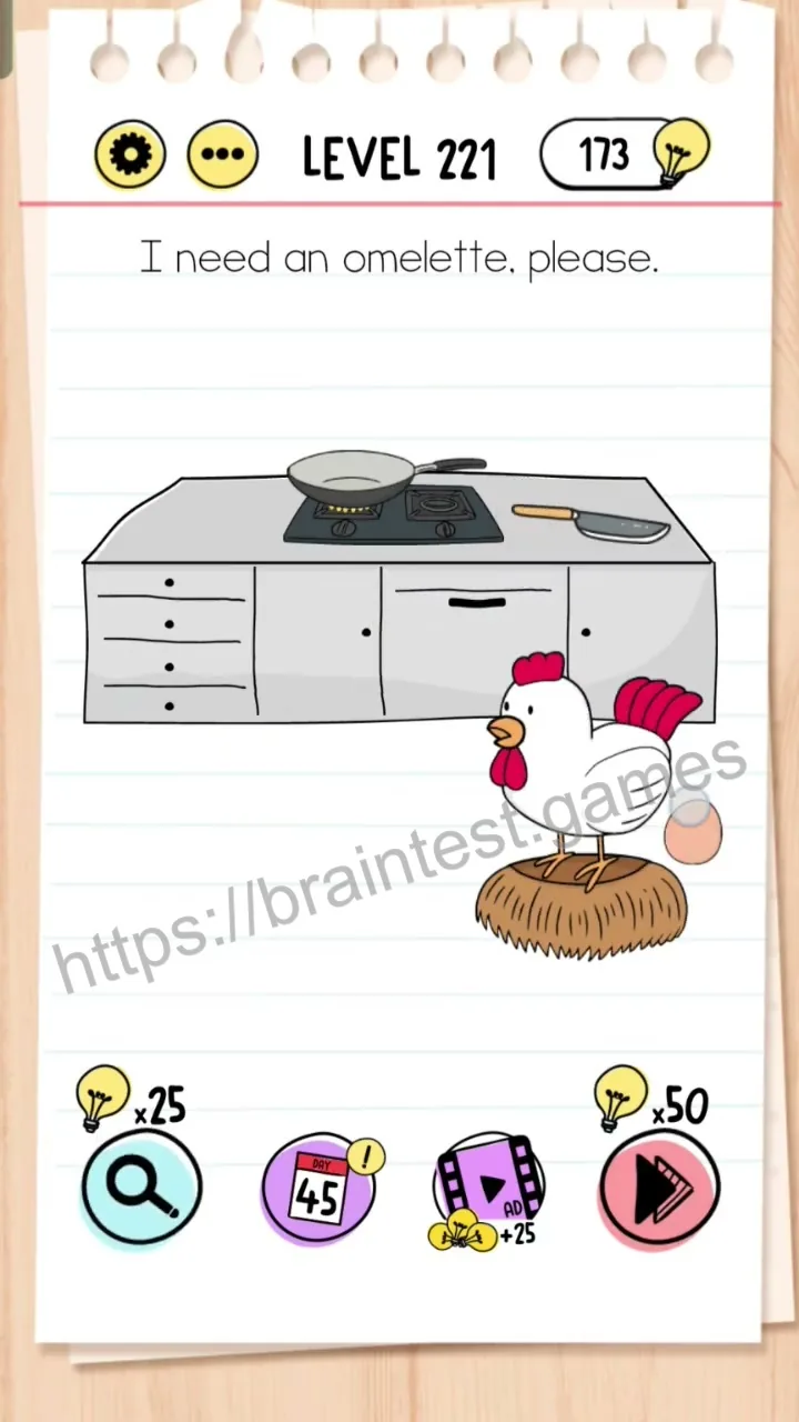 Brain Test Level 221 - Step 1