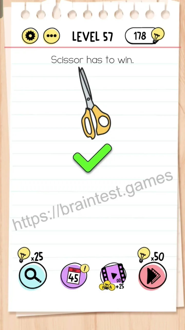 Brain Test Level 57 - Step 2