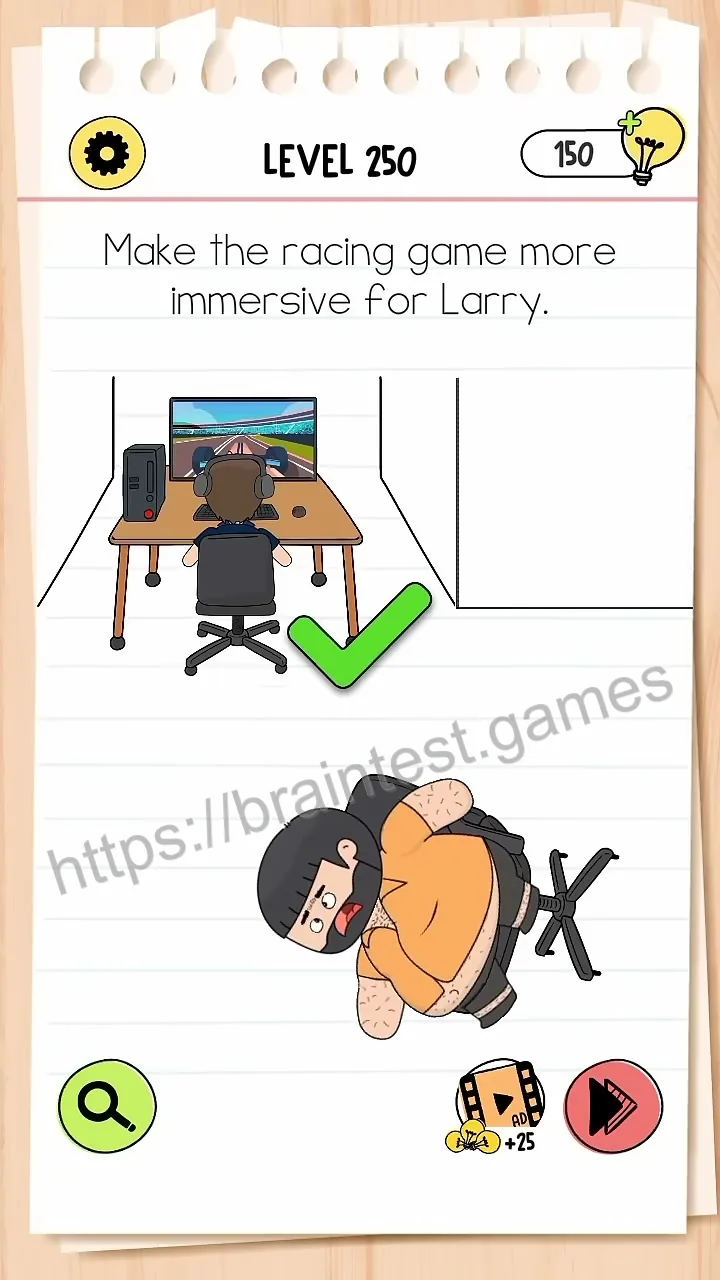 Brain Test Level 250 - Step 2