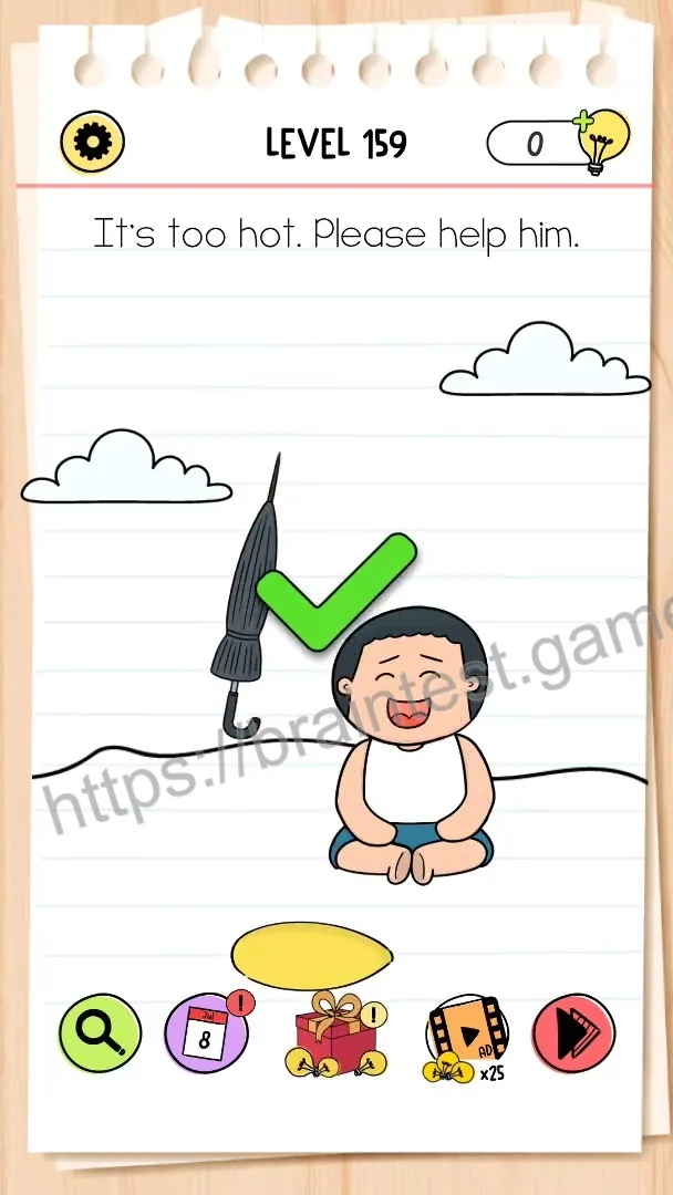 Brain Test Level 159 - Step 2
