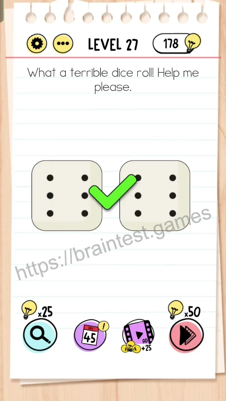Brain Test Level 27 - Step 2
