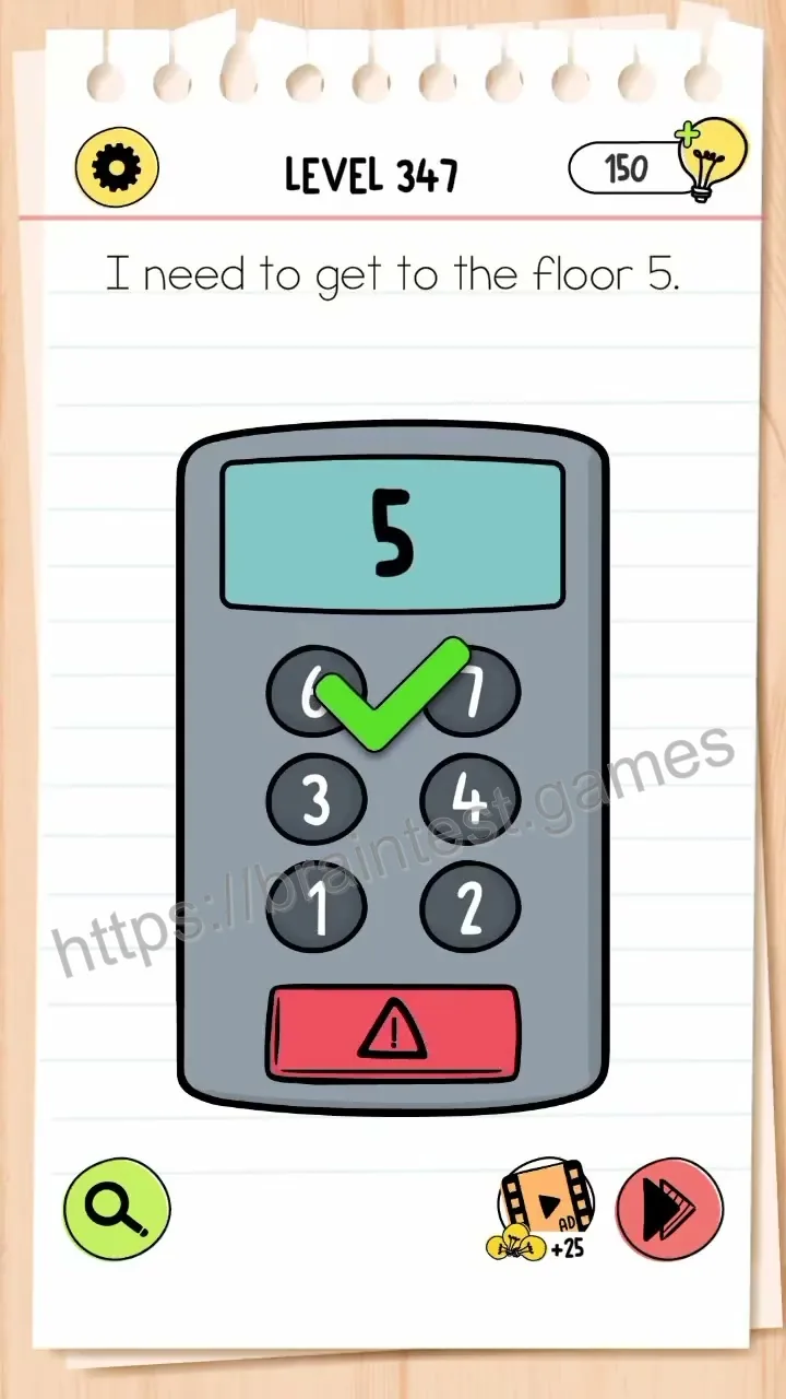 Brain Test Level 347 - Step 2