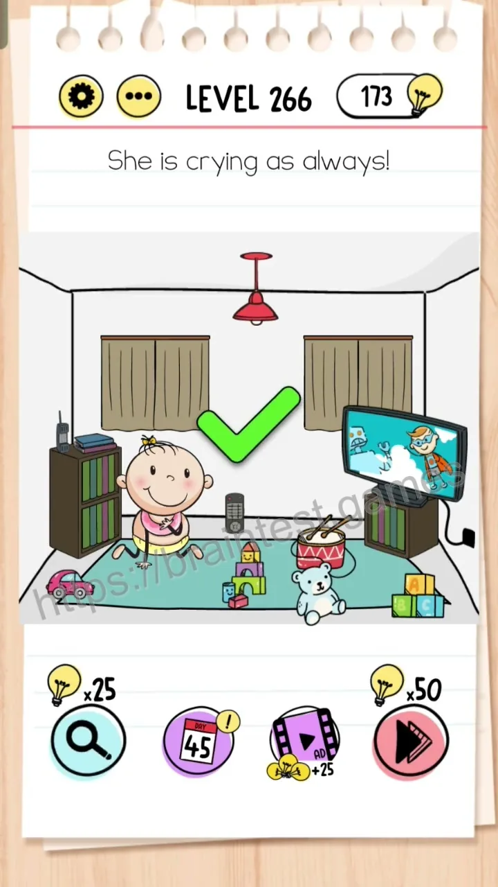 Brain Test Level 266 - Step 2