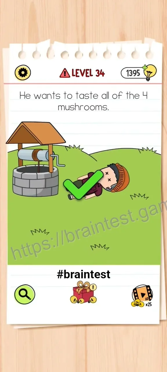 Brain Test Level 34 - Step 2