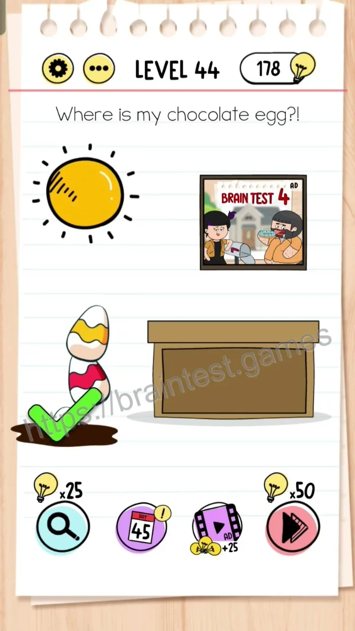 Brain Test Level 44 - Step 2