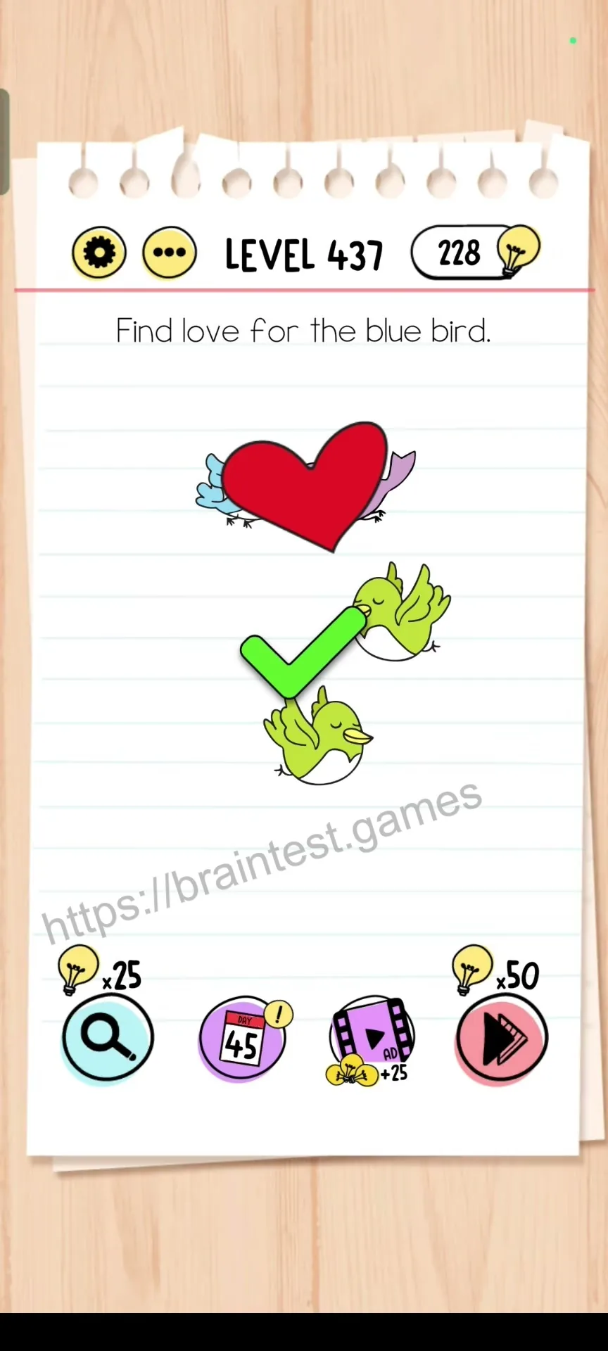 Brain Test Level 437 - Step 2
