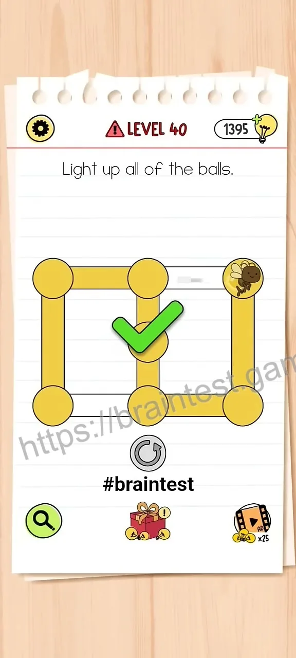 Brain Test Level 40 - Step 2