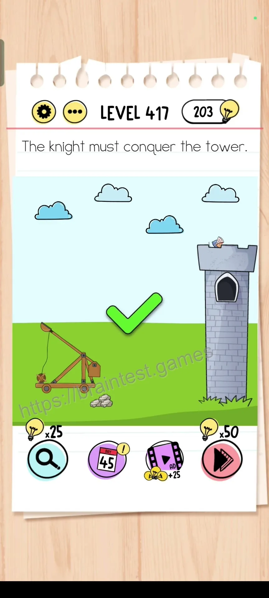 Brain Test Level 417 - Step 2