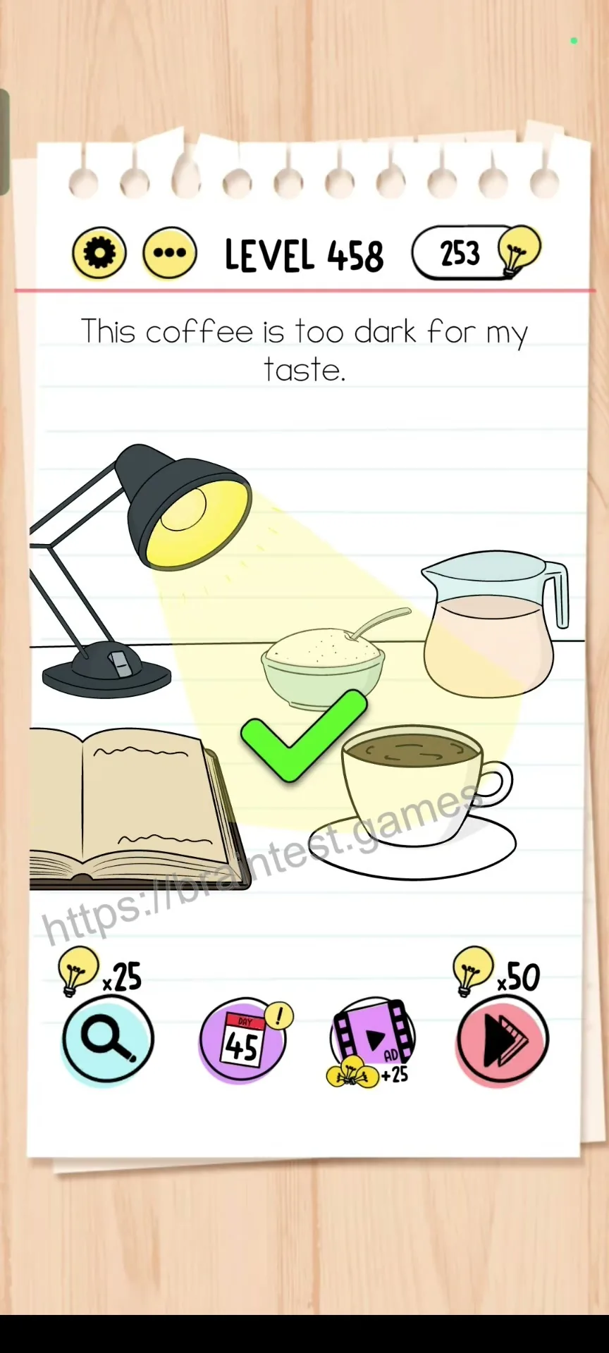 Brain Test Level 458 - Step 2
