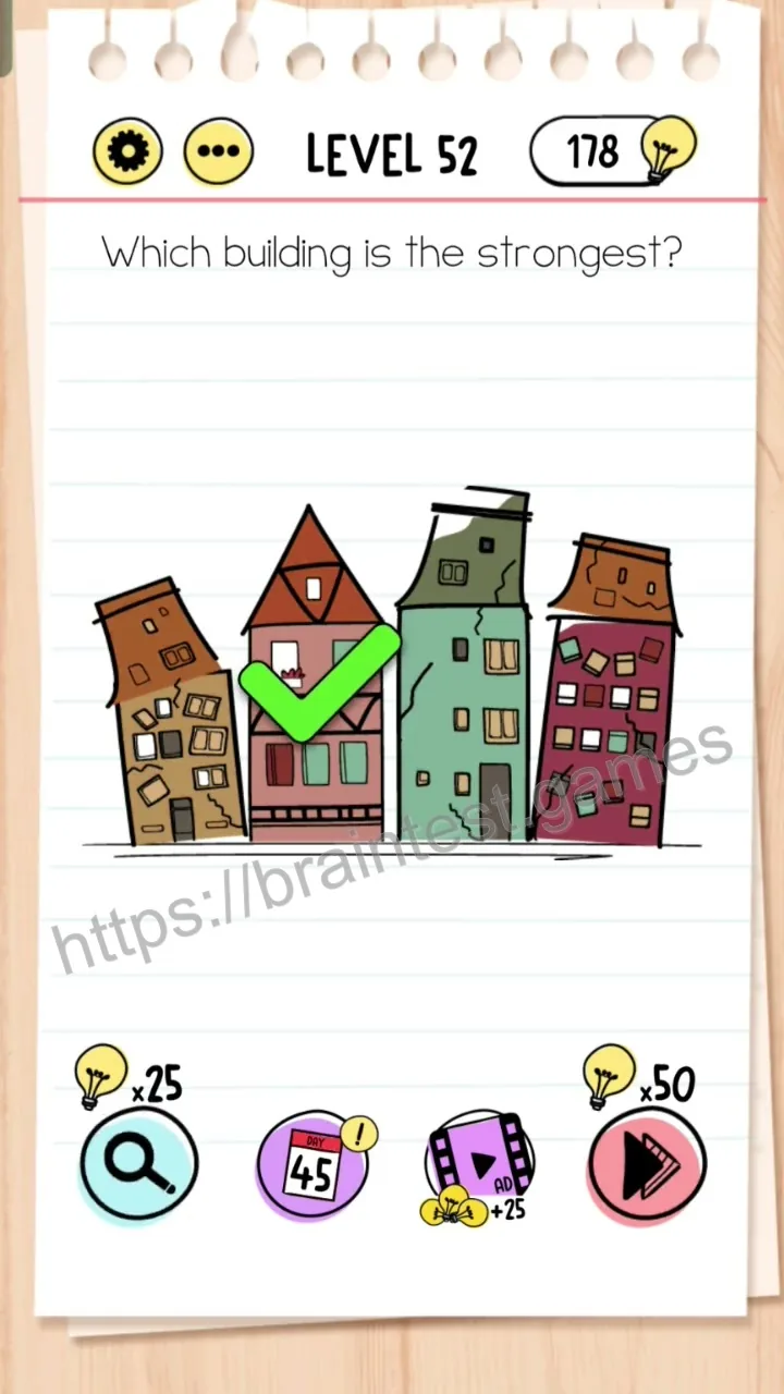Brain Test Level 52 - Step 2