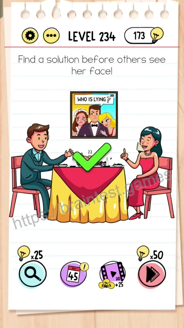 Brain Test Level 234 - Step 2