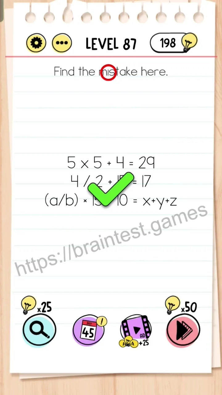Brain Test Level 87 - Step 2