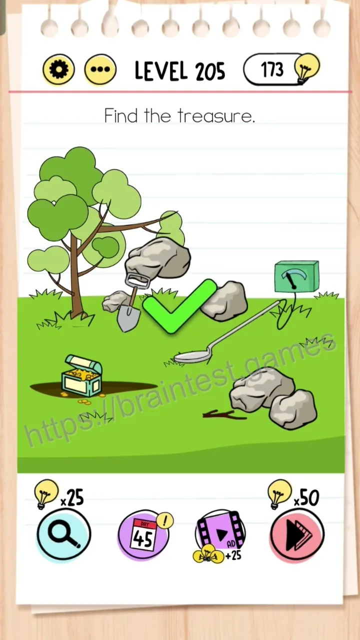 Brain Test Level 205 - Step 2