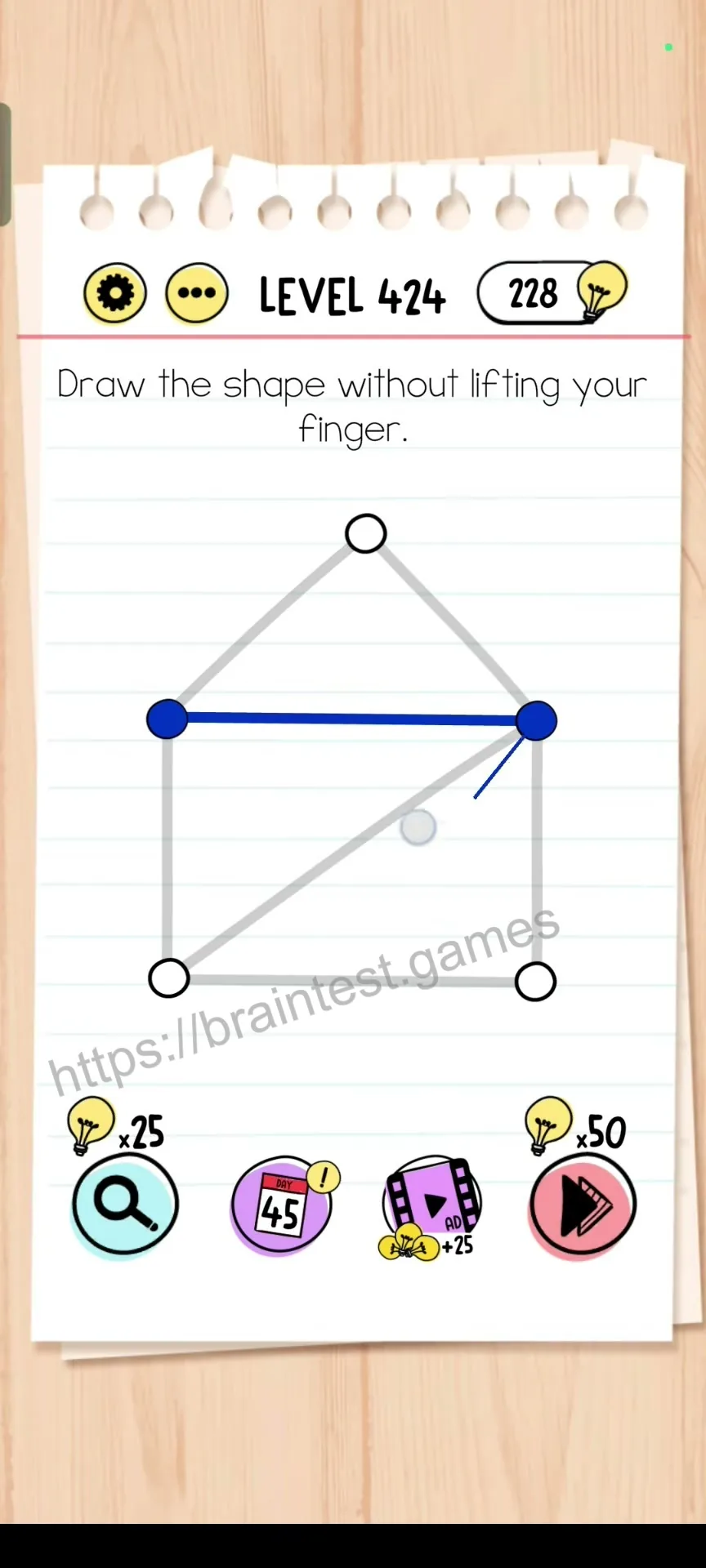 Brain Test Level 424 - Step 1