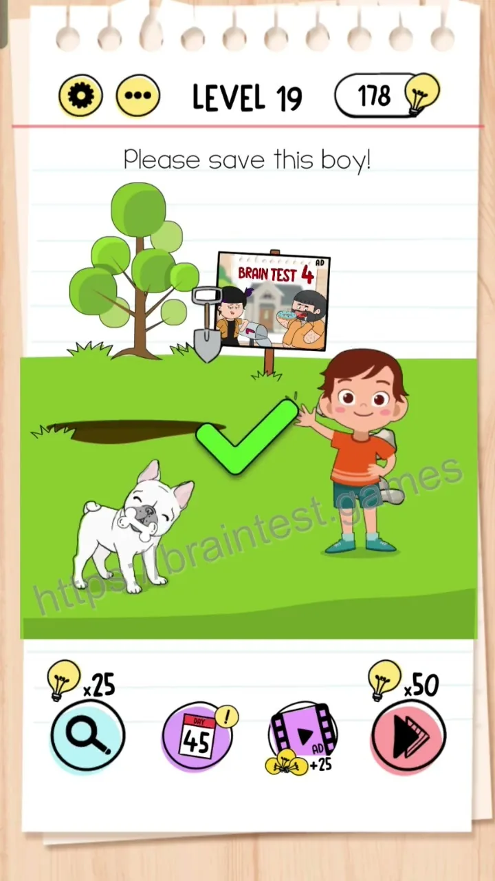 Brain Test Level 19 - Step 2