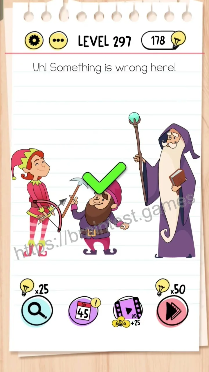 Brain Test Level 297 - Step 2