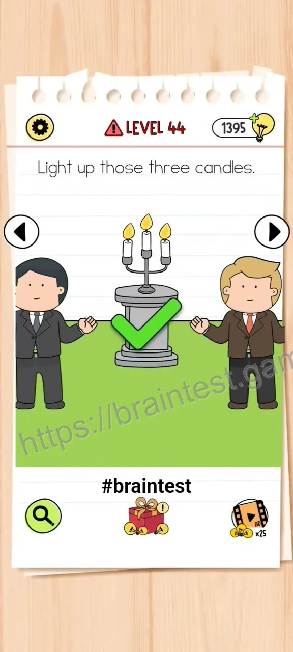 Brain Test Level 44 - Step 2