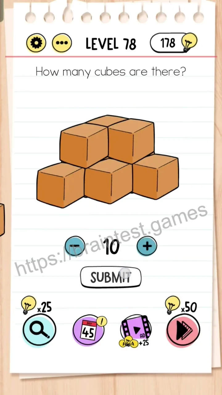 Brain Test Level 78 - Step 1
