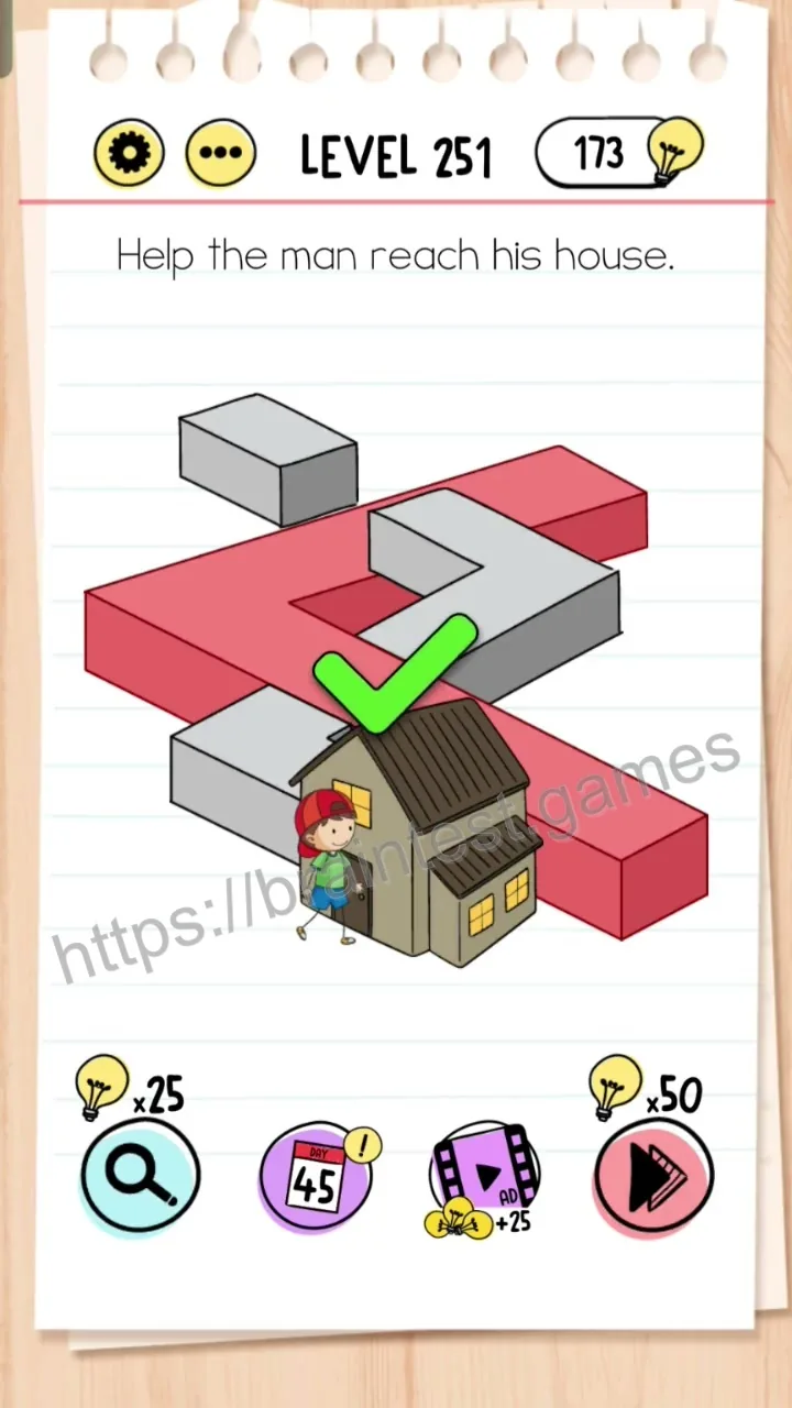 Brain Test Level 251 - Step 2