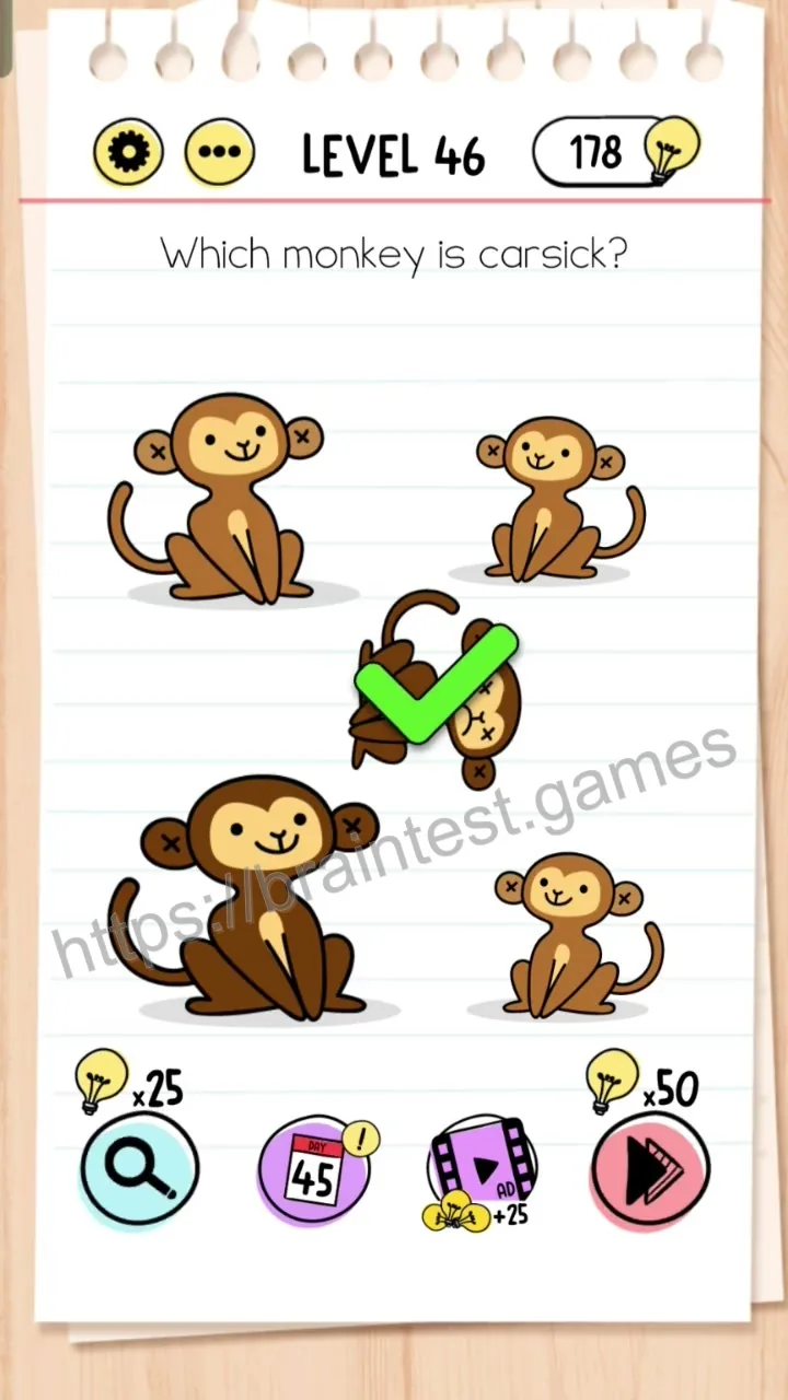 Brain Test Level 46 - Step 2
