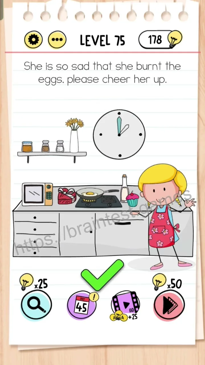 Brain Test Level 75 - Step 2