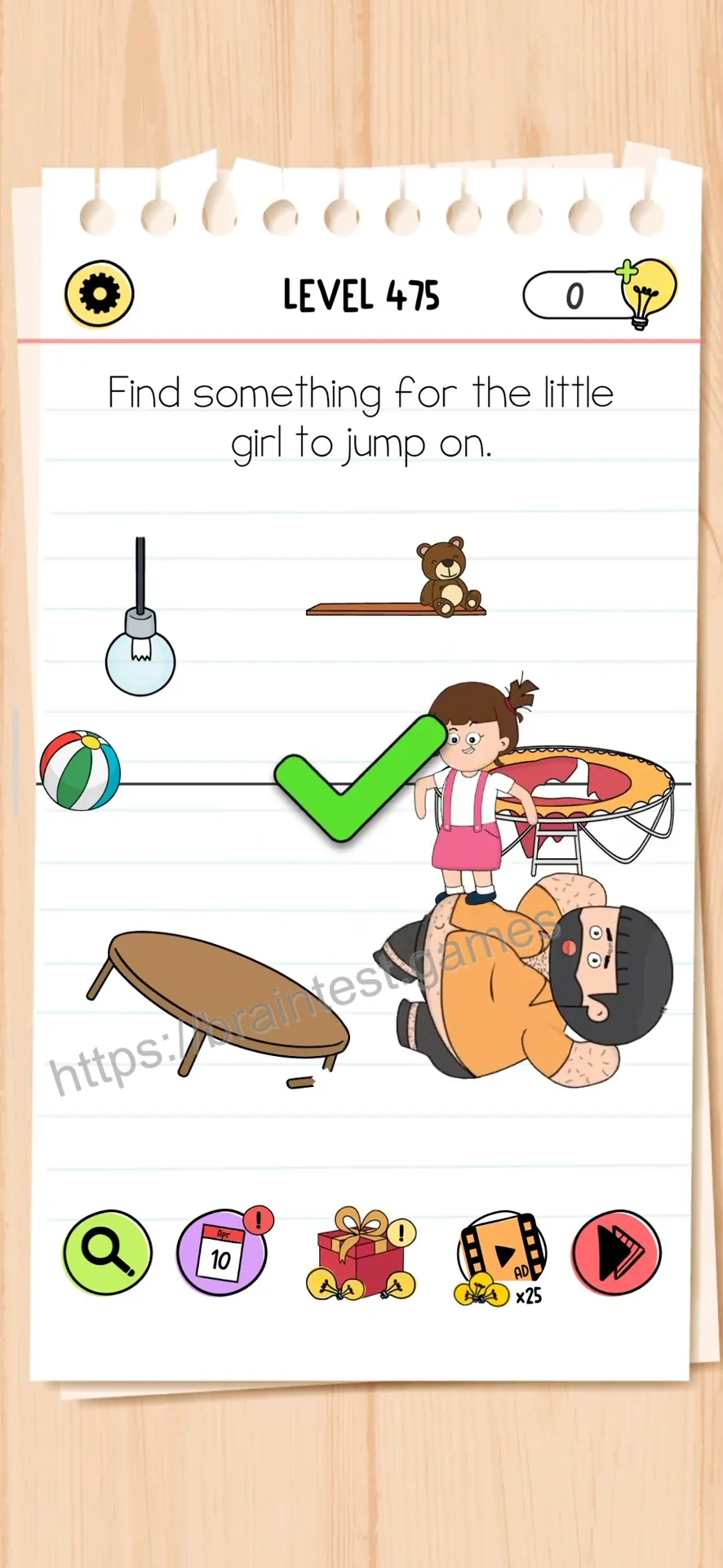 Brain Test Level 475 - Step 2