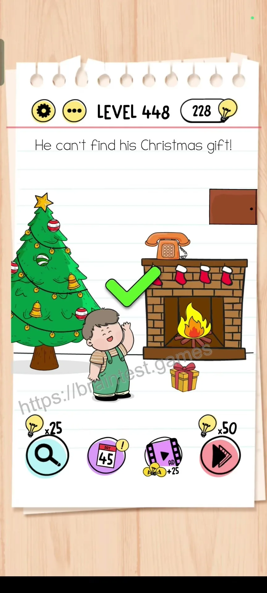Brain Test Level 448 - Step 2