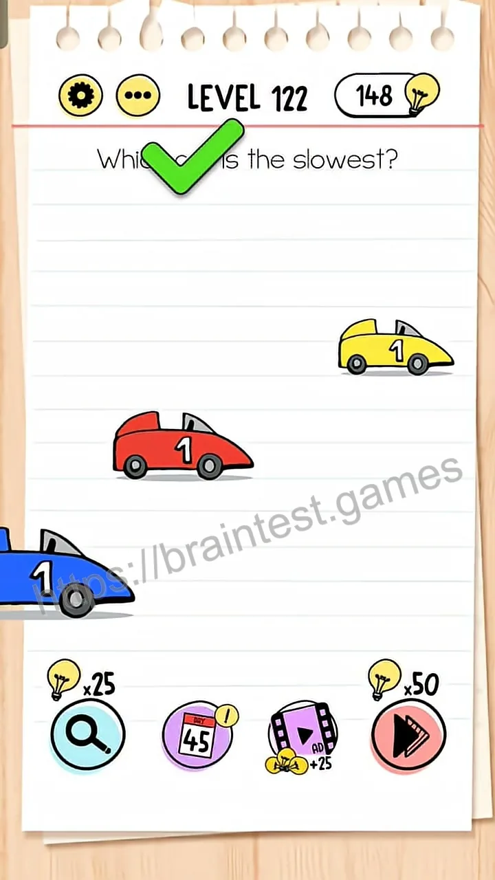 Brain Test Level 122 - Step 2
