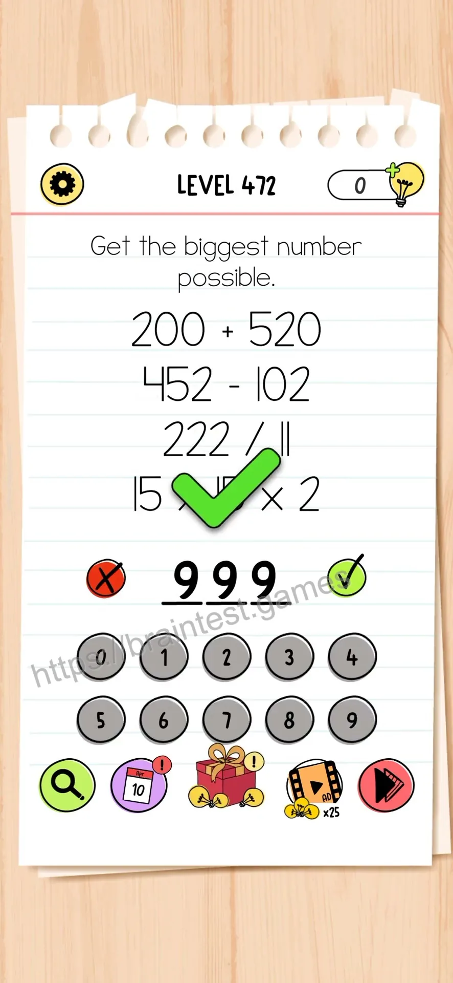 Brain Test Level 472 - Step 2