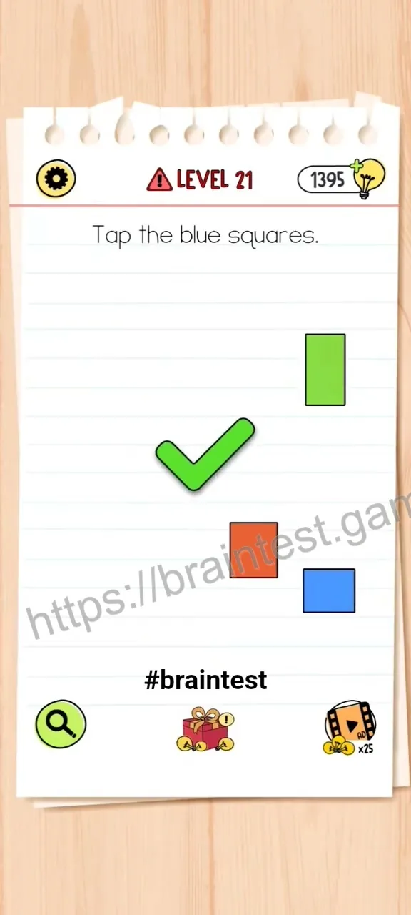 Brain Test Level 21 - Step 2