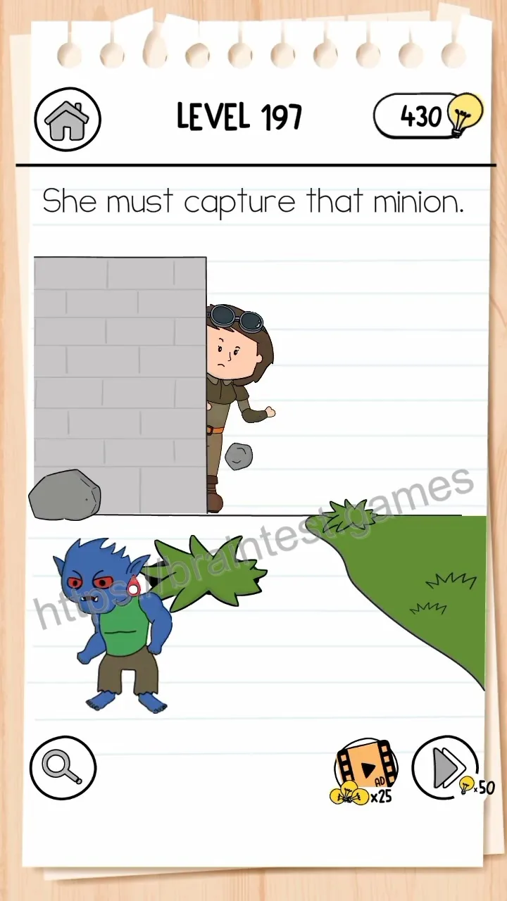 Brain Test Level 197 - Step 1
