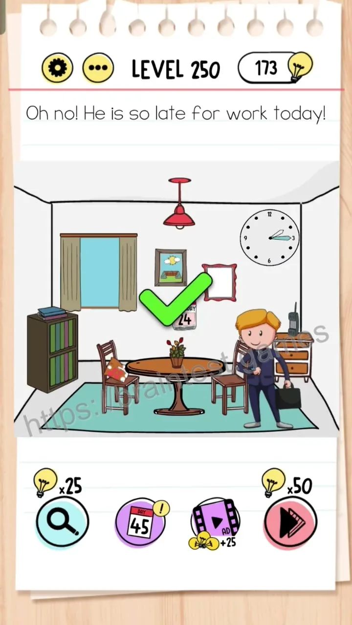 Brain Test Level 250 - Step 2
