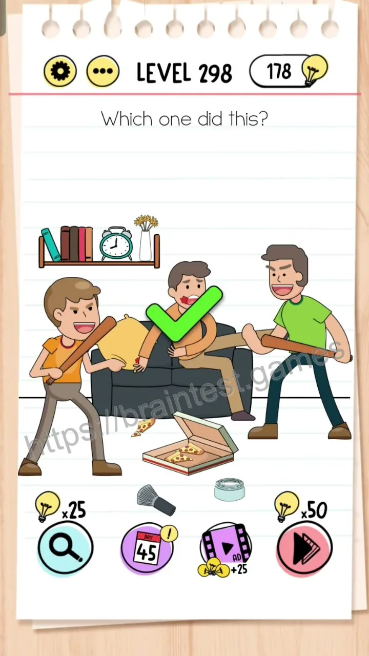 Brain Test Level 298 - Step 2