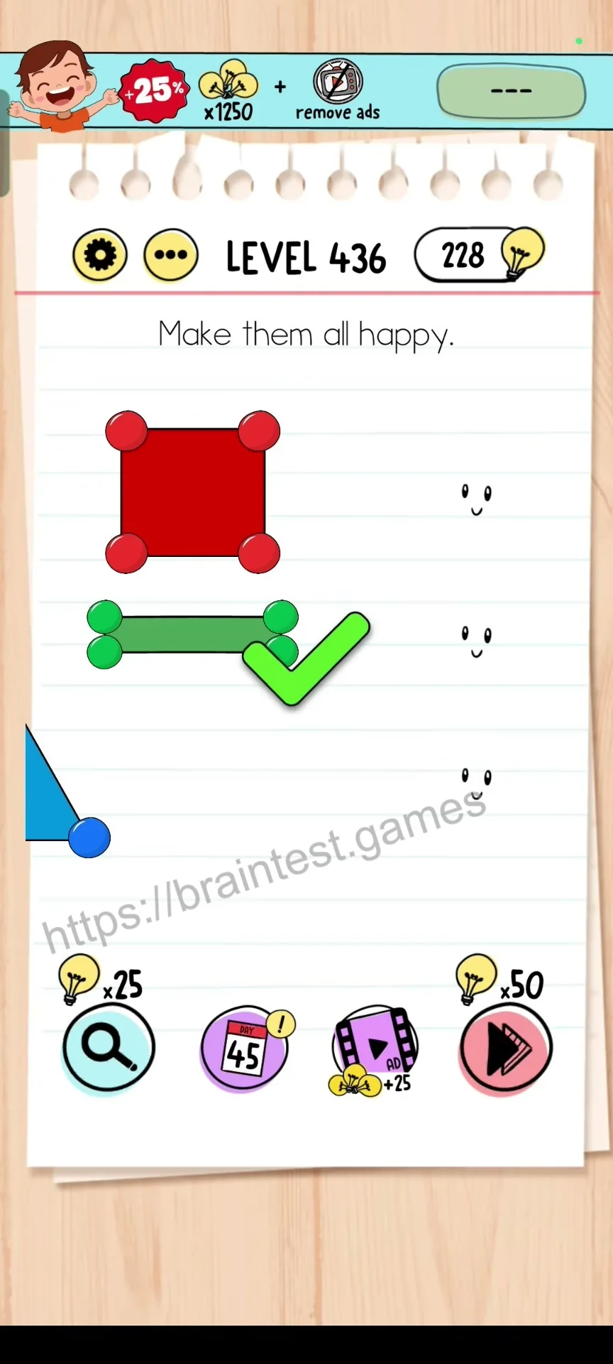 Brain Test Level 436 - Step 2