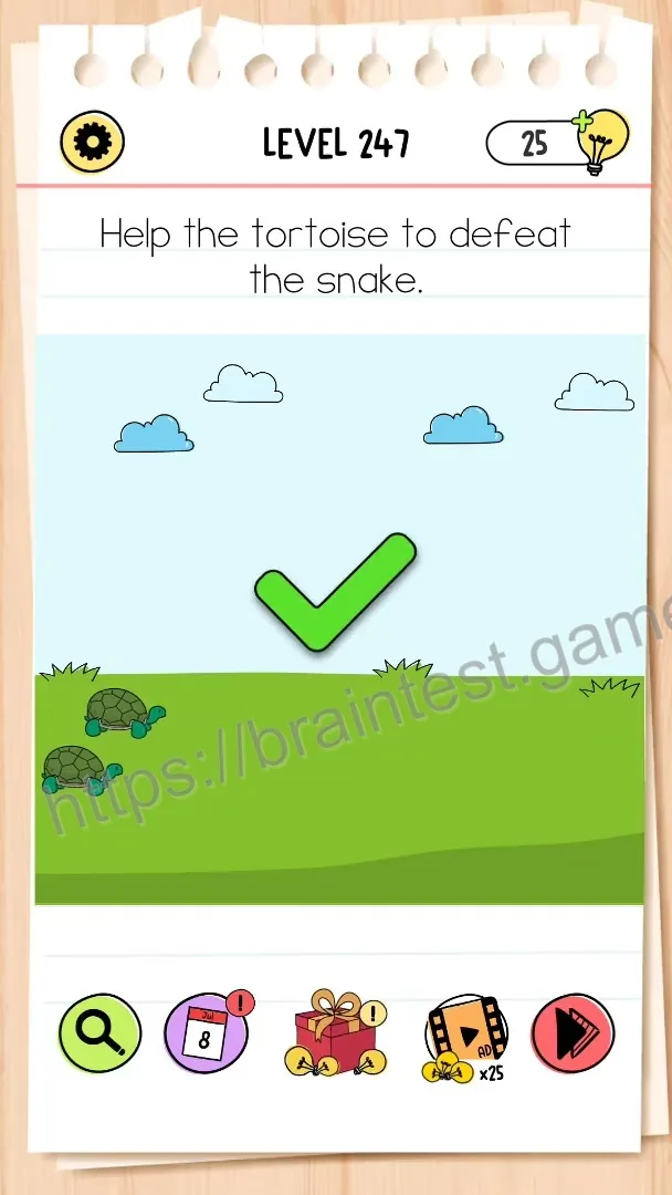 Brain Test Level 247 - Step 2