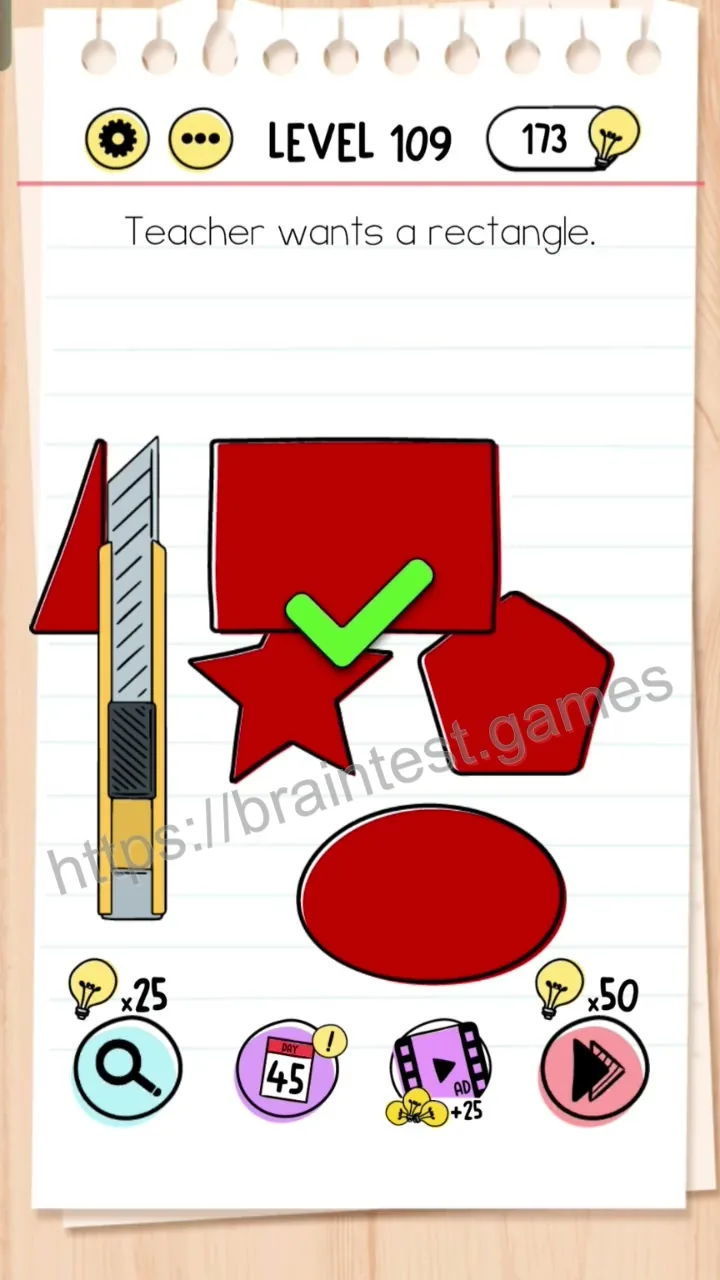 Brain Test Level 109 - Step 2