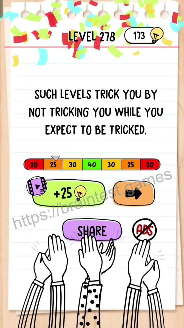 Brain Test Level 278 - Step 1